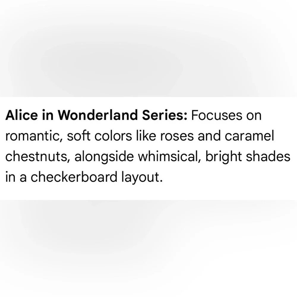 Eyeshadow Palette VERY RARE HTF ALICE IN WONDERLAND OVERSEAS